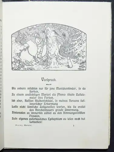 Jugendstil - Greinz - Marterln und Votivtaferln - 1905 - Arpad Schmidhammer