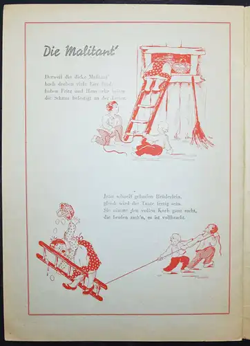 Max- und Moritziade - Kinderstreiche - ca. 1946 - 5 neue Streiche