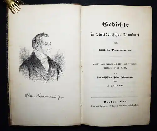 Bornemann, Gedichte in plattdeutscher Mundart - 1843 - T. Hosemann