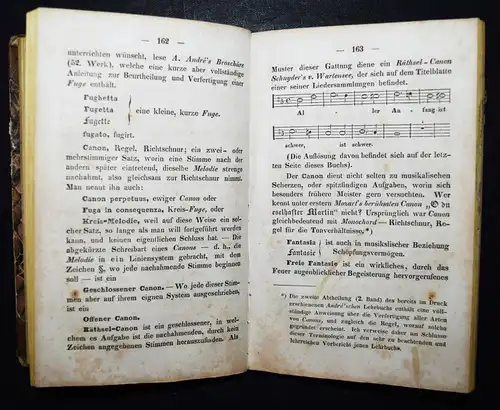 MUSIK-LEXIKON 1839 Gollmick, Kritische Terminologie für Musiker und Musikfreunde