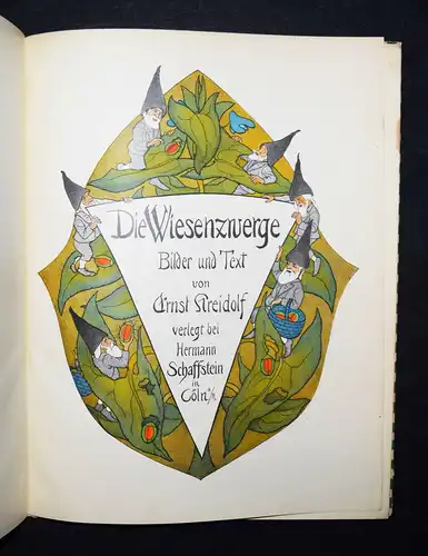 Ernst Kreidolf - Wiesenzwerge - Köln 1905 - Jugendstil - Schaffstein