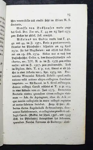 Millauer, Kritische Beiträge - 1820 - TSCHECHIEN - BÖHMEN - PRAG - STUDENTICA