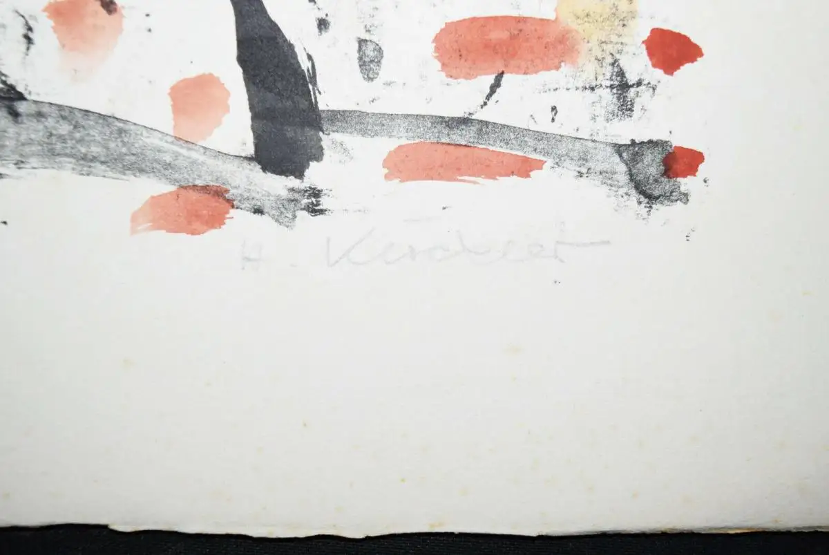 Hermann Klöckler - 2 signierte Original-Farblithographien - 1970 -  Schweiz 1