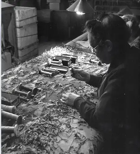 Robert Doisneau - 3 Original-Photographien zum Thema Weberei - 1945 - Textil