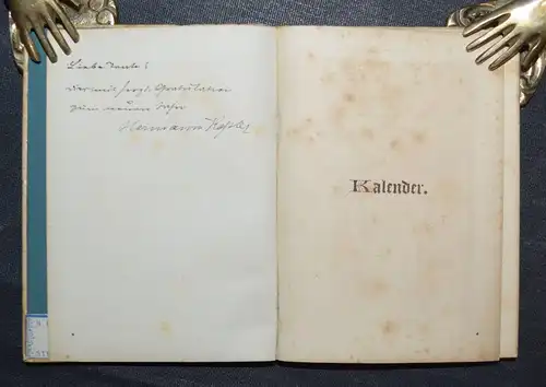 KATE GREENAWAY - ALMANACH KALENDER FÜR DAS JAHR 1883 - ERSTE DEUTSCHE AUSGABE
