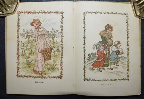 KATE GREENAWAY - ALMANACH KALENDER FÜR DAS JAHR 1883 - ERSTE DEUTSCHE AUSGABE