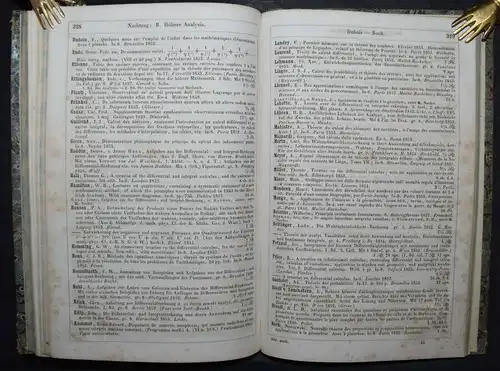 Sohncke, Bibliotheca mathematica - 1854 Mathematik