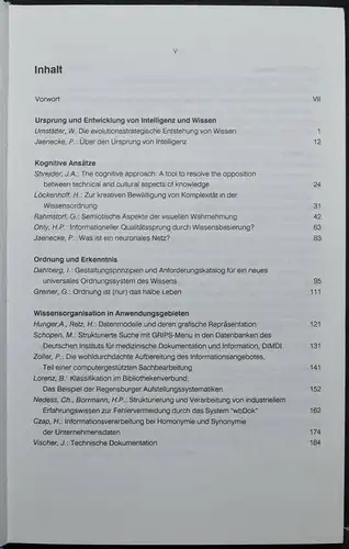 Kognitive Ansätze zum Ordnen und Darstellen von Wissen KYBERNETIK CYBERNETICS