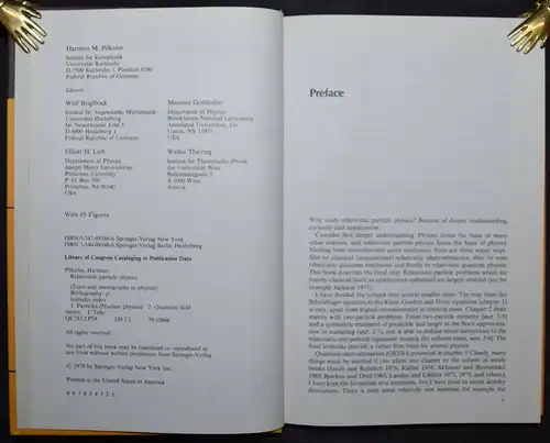 H. Pilkuhn - Relativistic particle physics - 1979 - PHYSIK - PHYSIQUE