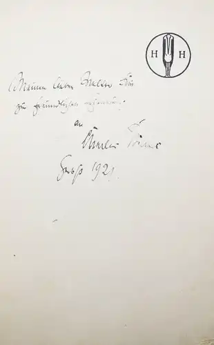 Charles Etienne, Ausgewählte Gedichte - 1919 - SIGNED - VERY RARE !