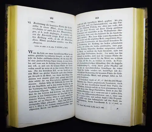 Fresnel, Über die Diffraction des Lichts 1836 OPTIK PHYSIK ZEITSCHRIFT