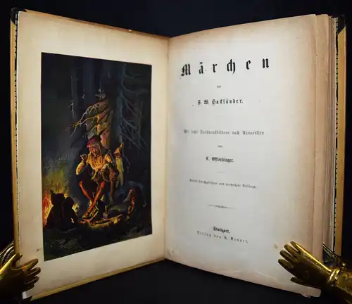 Hackländer, Märchen. Illustrierte Ausgabe für die Jugend - Kröner 1880