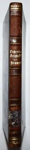 Eichendorff, Zur Geschichte des Dramas 1854 ERSTE AUSGABE LITERATURGESCHICHTE