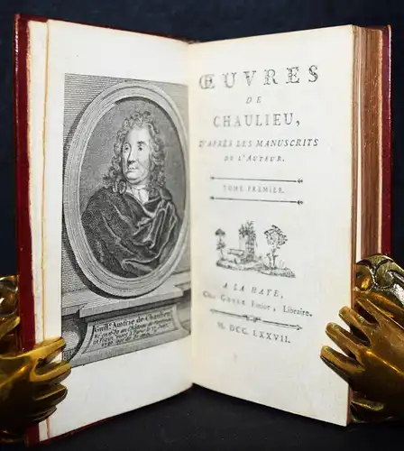 Chaulieu, Oeuvres - 1777 PRACHTVOLLE MAQROUQIN-LEDER-EINBÄNDE