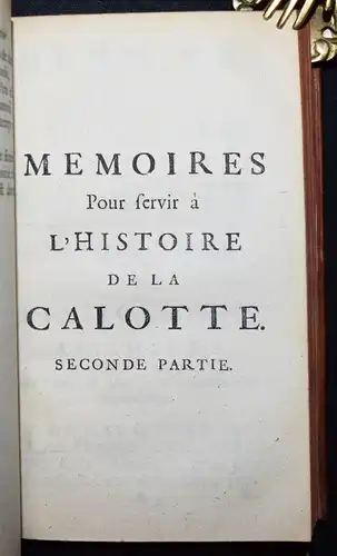 Plantavit de La Pause, Memoires pour servir à l’histoire de la Calotte 1725