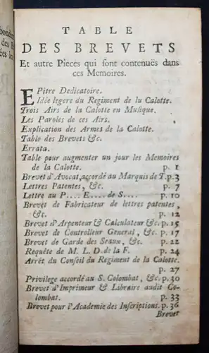 Plantavit de La Pause, Memoires pour servir à l’histoire de la Calotte 1725