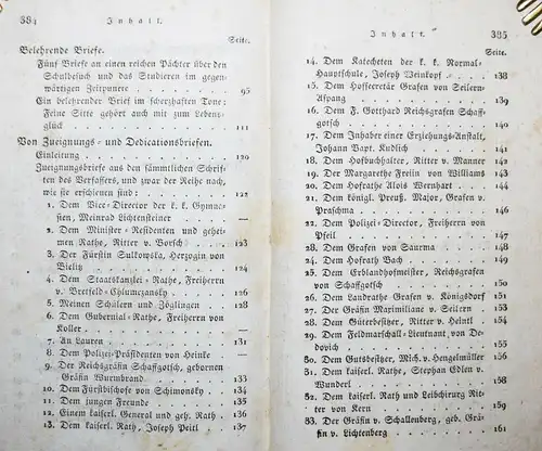 Ebersberg, Das Concept des Lebensklugen - 1828 ERSTE AUSGABE - BRIEFSTELLER