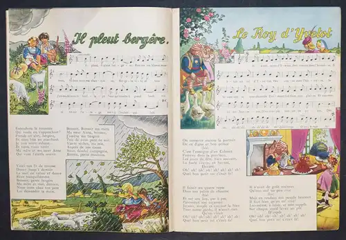 VIEILLES CHANSONS DE FRANCE - ERSTE AUSGABE - LYON, J. BARBE 1945