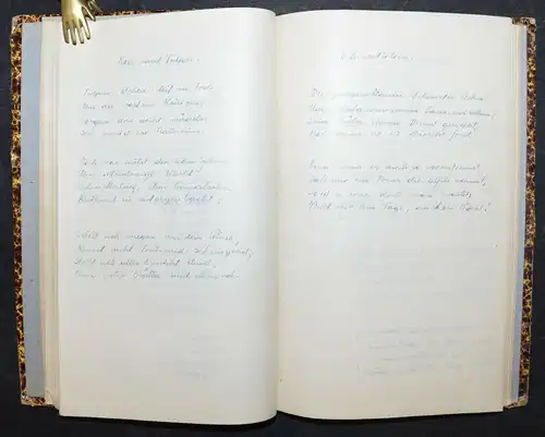 MARIA KRIBALA - EIGENE GEDICHTE - HANDSCHRIFT - 1947