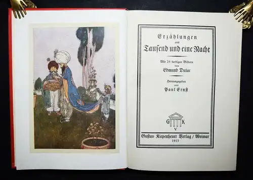 Tausend und eine Nacht - 1913 - mit 24 JUGENDSTIL-ILLUSTRATIONEN VON E. DULAC