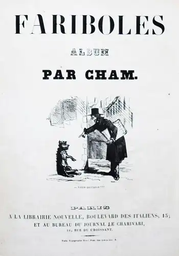 Cham. Fariboles album - 1900 - KARIKATUREN HUMOR CARICATURES
