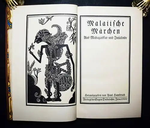 Hambruch, Malaiische Märchen -  1922 - Erste Ausgabe - MALAISIA