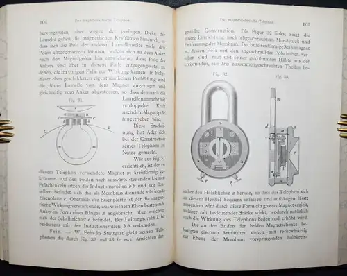 Schwartze, Telephon, Mikrophon und Radiophon 1883 ERSTE AUSGABE - TELEFON