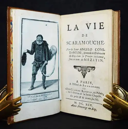 Costantini, La vie de Scaramouche - C. Barbin 1695 BIOGRAPHIE THEATER