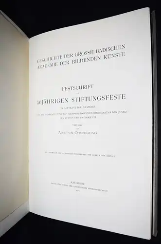 Geschichte der Großherzoglich-Badischen...Akademie THOMA BILLING LANGHEIN CONZ