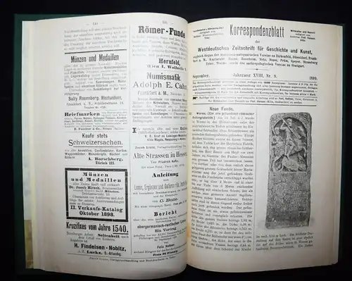 Hettner, Westdeutsche Zeitschrift für Geschichte und Kunst 1891-1903 ZEITSCHRIFT