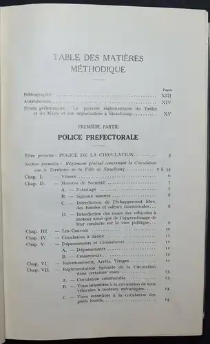 CLAUSING, RECUEIL DES ARRETES DE POLICE - (CA 1940) POLIZEI