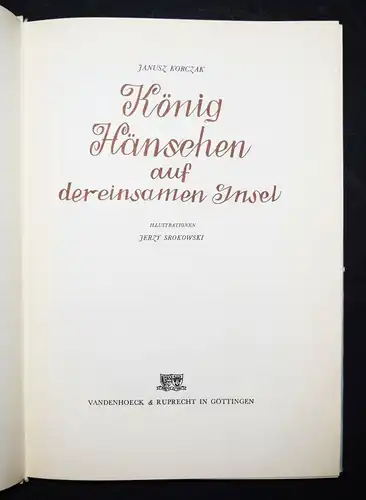 Korczak - König Hänschen auf der einsamen Insel - 1971 - JERZY SROKOWSKI