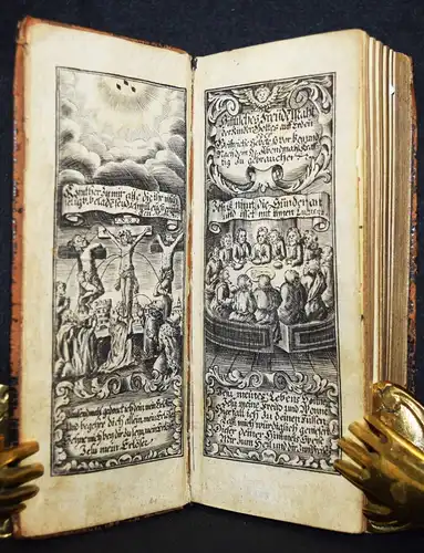 Rittmeyer, Himmlisches Freuden-Mahl der Kinder Gottes...1746 GEBETBUCH EMBLEMATA