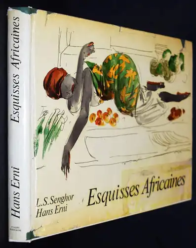 HANS ERNI – Senghor, Esquisses africaines + ORIGINAL-ZEICHNUNG SIGNIERT