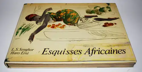 HANS ERNI – Senghor, Esquisses africaines + ORIGINAL-ZEICHNUNG SIGNIERT
