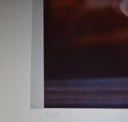 Sackmann, On TV SIGNIERT NUMMERIERT Nr. 2 von 10 Ex. C-Prints auf Fujicolor