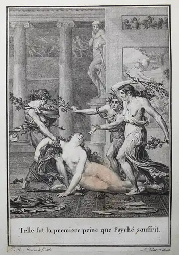 La Fontaine, Les amours de Psyché et de Cupidon 1795  J.-M. Moreau ROKOKO