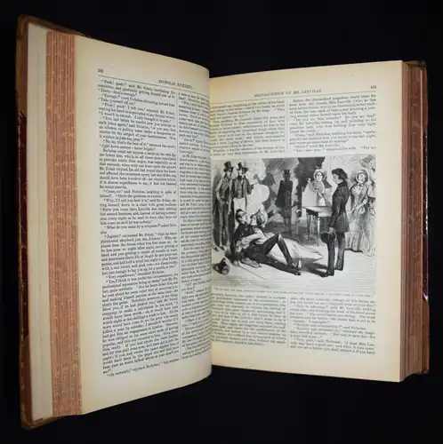 Dickens, Works - 1873-1887 - ORIGINAL-VERLAGS-EINBÄNDE - HALBLEDER