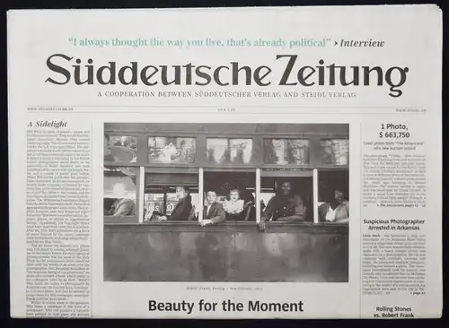 Frank, Beauty for the Moment - Süddeutsche Zeitung vom 21. November 2014