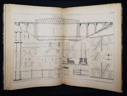 Leber, Das Eisenbahnwesen in Frankreich... 1880 EISENBAHN FRANKREICH BRÜCKENBAU