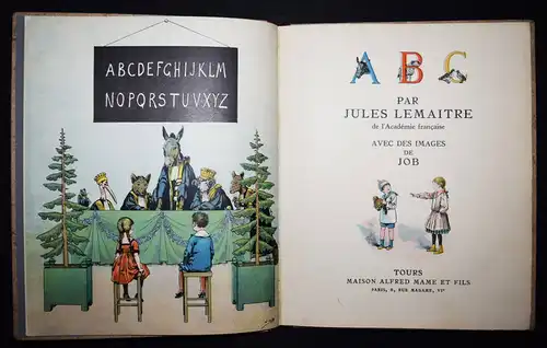 Lemaitre. ABC. Avec des images de Job. Tours 1921  MÄRCHENBILDERBUCH