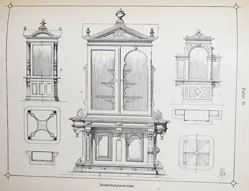 Krauth, Die gesamte Möbelschreinerei 1898 HOLZBEARBEITUNG SCHREINEREI TISCHLER