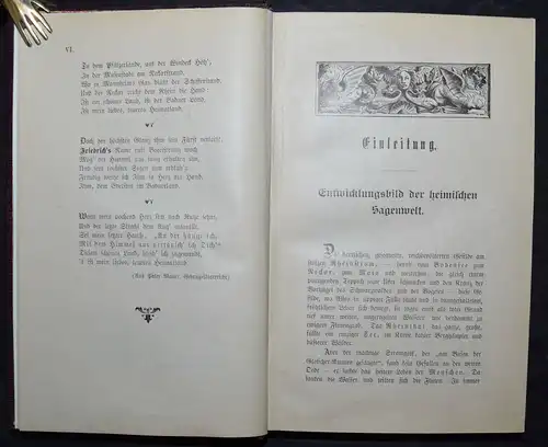 BADER U.A., BADISCHES SAGENBUCH BADENIA SAGEN 1898-1899