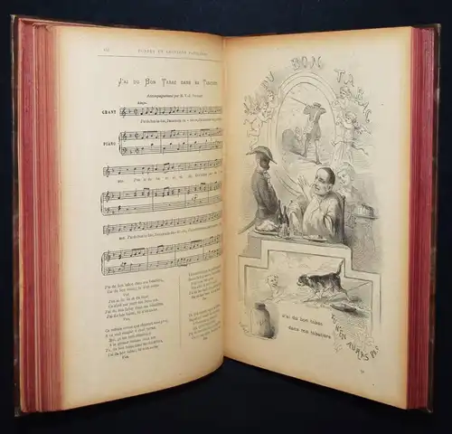 Verrimst, Rondes et chansons populaires illustrées ~ 1880 VOLKSLIEDER-SAMMLUNG
