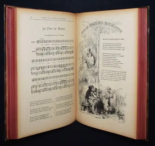 Verrimst, Rondes et chansons populaires illustrées ~ 1880 VOLKSLIEDER-SAMMLUNG