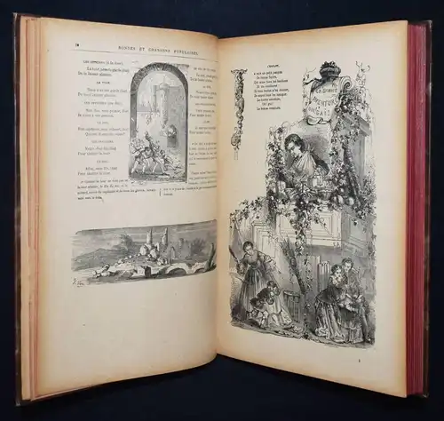 Verrimst, Rondes et chansons populaires illustrées ~ 1880 VOLKSLIEDER-SAMMLUNG