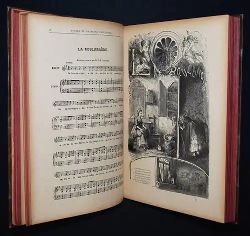 Verrimst, Rondes et chansons populaires illustrées ~ 1880 VOLKSLIEDER-SAMMLUNG