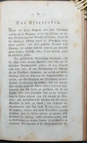 RÄTZE, KANTISCHE BLUMENLESE, 1814 - KANT