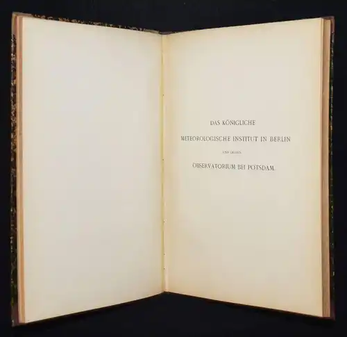 Bezolt, Die königlichen Observatorien für Astrophysik METEOROLOGIE GEODÄSIE 1890