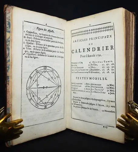 Lieutaud, Connoissance des temps pour l’Annee 1711 ASTRONOMIE STERNBILDER